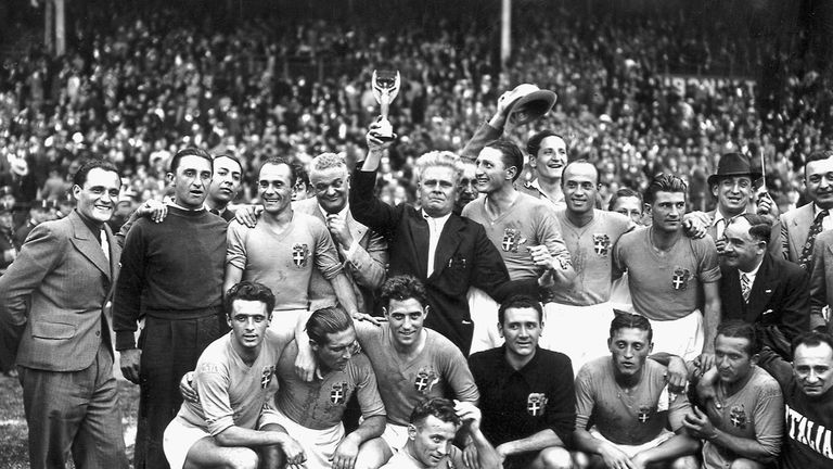 italia-bicampea-do-mundo-copa-1938 Copa do Mundo: Brasil e Alemanha, as únicas seleções com três finais consecutivas