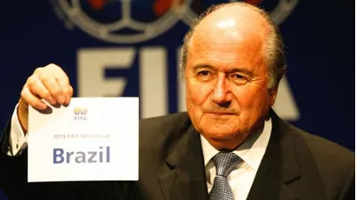Joseph Blatter anuncia Brasil sede Copa do Mundo 2014 em evento FIFA