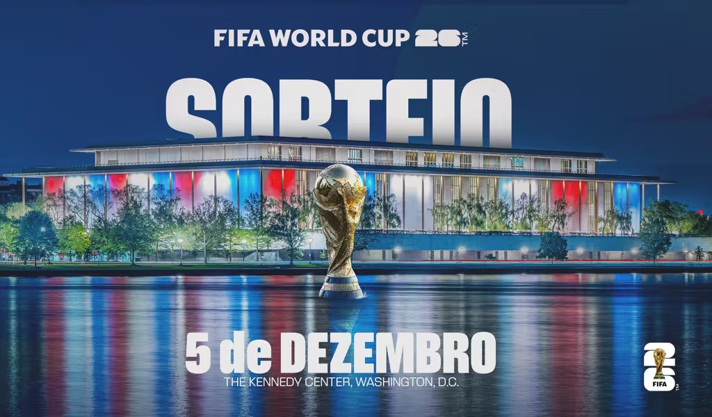 Sorteio dos grupos Copa do Mundo FIFA 2026 em Washington D.C.