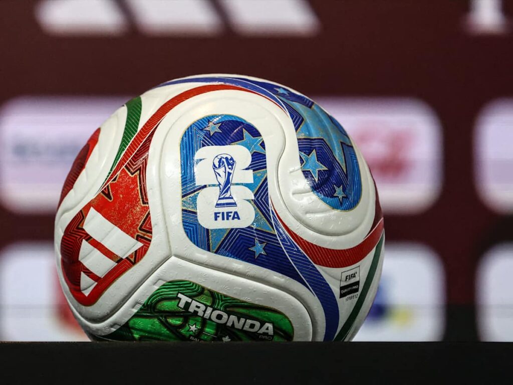 Bola TriOnda oficial Copa Mundo FIFA 2026 EUA México Canadá
